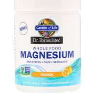 Garden of Life, Dr. Formulated, Whole Food Magnesium Powder, Orange, 14.8 oz (419.5 g)