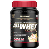ALLMAX Nutrition, AllWhey Gold, 100% Whey Protein + Premium Whey Protein Isolate, Birthday Cake, 2 lbs (907 g)