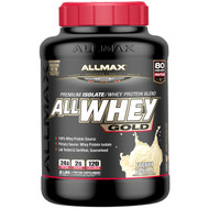 ALLMAX Nutrition, AllWhey Gold, 100% Whey Protein + Premium Whey Protein Isolate, French Vanilla, 2 lbs. (907 g)