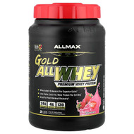 <img alt="ALLMAX, Gold AllWhey, Premium Whey Protein, Strawberry, 2 lbs (907 g)" title="ALLMAX, Gold AllWhey, Premium Whey Protein, Strawberry, 2 lbs (907 g),665553200491"