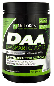 NutraKey DAA D-Aspartic Acid -- 100 Servings
