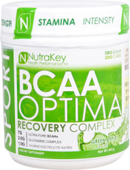 NutraKey BCAA Optima Green Apple Blast - 30 Servings
