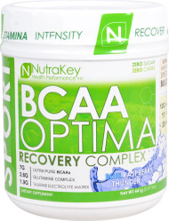 NutraKey BCAA Optima Blue Raspberry Thunder -- 30 Servings