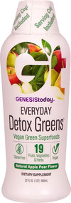 Genesis Today Everyday Detox Greens Natural Apple Pear - 32 fl oz