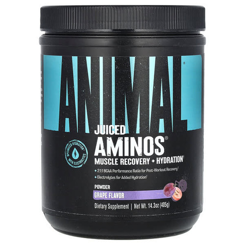 <img alt="Animal, Juiced Aminos Powder, Grape, 14.3 oz (405 g)" title="Animal, Juiced Aminos Powder, Grape, 14.3 oz (405 g),039442030658"