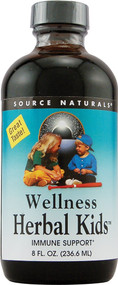 Source Naturals Wellness Herbal Kids Liquid Peppermint -- 8 fl oz