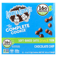 <img alt="Lenny & Larrys, The Complete Cookie, Chocolate Chip, 12 Cookies, 4 oz (113 g) Each" title="Lenny & Larrys, The Complete Cookie, Chocolate Chip, 12 Cookies, 4 oz (113 g) Each,787692835546"