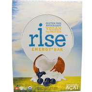 Rise Bar, Organic, Energy + Bars, Coconut Acai, 12 Bars, 1.6 oz (45 g) Each