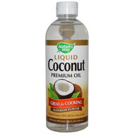 Natures Way, Liquid Coconut Premium Oil, 20 fl oz (600 ml) (Discontinued Item)