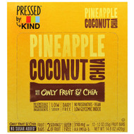 KIND Bars, Pressed by KIND, Pineapple, Coconut & Chia, 12 Fruit Bars - 1.2 oz (35 g) Each