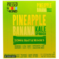 KIND Bars, Pressed by KIND, Pineapple, Banana, Kale & Spinach, 12 Fruit Bars - 1.2 oz (35 g) Each