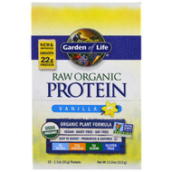 Garden of Life RAW Organic Protein Plant Formula Vanilla -- 10 Packets