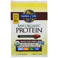 Garden of Life RAW Organic Protein Plant Formula Chocolate -- 10 Packets