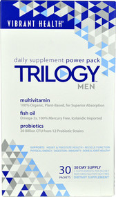 Vibrant Health Trilogy Men Daily Supplement Power Pack -- 30 Packets