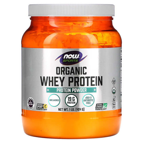 <img alt="NOW Foods, Sports, Organic Whey Protein, Unflavored, 1 lb (454 g)" title="NOW Foods, Sports, Organic Whey Protein, Unflavored, 1 lb (454 g),733739022059"