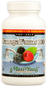 Maxi Health Omega Yums 1000 Maxi-Yums Fruity Burst -- 110 MaxiGels