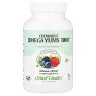 <img alt="Maxi Health, Chewable Omega Yums 1000, Natural Fruit, 110 Softgels" title="Maxi Health, Chewable Omega Yums 1000, Natural Fruit, 110 Softgels,753406295104"
