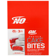 Optimum Nutrition, Protein Cake Bites, Red Velvet, 12 Bars, 2.19 oz (62 g) Each