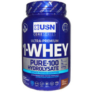 USN, 1-Whey, Ultra-Premium, Pure-100 Hydrolysate, Milk Chocolate, 1.6 lbs (725 g)