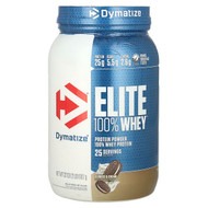 <img alt="Dymatize, Elite 100% Whey Protein Powder, Cookies & Cream, 2 lbs (907 g)" title="Dymatize, Elite 100% Whey Protein Powder, Cookies & Cream, 2 lbs (907 g),705016599226"