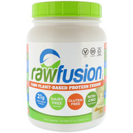 RawFusion, Raw Plant-Based Protein Fusion, Banana Nut, 2.08 lbs (944 g) (Discontinued Item)