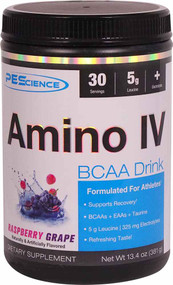 PEScience Amino IV Raspberry Grape - 30 Servings