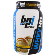 BPI Sports, Whey HD, Ultra Premium Whey Protein Powder, Vanilla Caramel, 1.7 lbs (777 g)