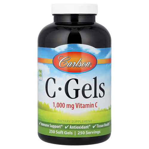 <img alt="Carlson, C-Gels, Vitamin C, 1,000 mg, 250 Soft Gels" title="Carlson, C-Gels, Vitamin C, 1,000 mg, 250 Soft Gels,088395030024"