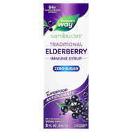 <img alt="Natures Way, Sambucus, Traditional Immune Syrup, Zero Sugar, Elderberry, 8 fl oz (240 ml)" title="Natures Way, Sambucus, Traditional Immune Syrup, Zero Sugar, Elderberry, 8 fl oz (240 ml),033674153314"