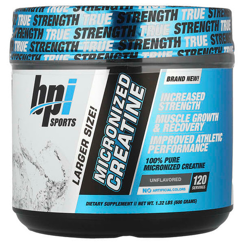 <img alt="BPI Sports, Micronized Creatine, Unflavored, 1.32 lbs (600 g)" title="BPI Sports, Micronized Creatine, Unflavored, 1.32 lbs (600 g),811213027513"