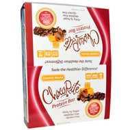 HealthSmart Foods, ChocoRite Protein Bar, Caramel Mocha, 12 Bars, 2.26 oz (64 g) Each