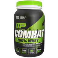 MusclePharm, Combat 100% Whey Protein, Chocolate Milk, 2 lbs (907 g)