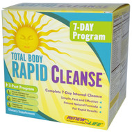 Renew Life Rapid Cleanse - Total Body Cleanse - Digestive Detox with Fiber 7 Day Program -- 1 Kit