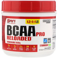 SAN Nutrition, BCAA Pro Reloaded, Strawberry Kiwi, 16.2 oz (458.8 g)