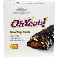 Oh Yeah!, Almond Fudge Brownie, 12 Bars - 3 oz (85 g) Each
