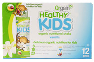 Orgain Healthy Kids Organic Nutritional Shake Vanilla -- 12 Shakes