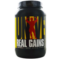 Universal Nutrition, Real Gains, Weight Gainer, Chocolate Ice Cream, 3.8 lb (1.73