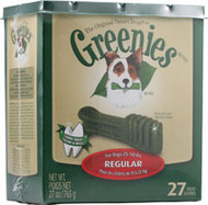 Greenies, Dental Chews Regular Size Smart Treat for Dogs Weighing 25-50 lbs - 27 oz