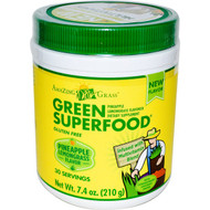 Amazing Grass, Green Superfood, Multivitamin, Pineapple Lemongrass, 7.4 oz (210 g)