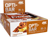 Optimum Nutrition, Opti-Bar High Protein Bar, Cinnamon Pecan, 12 Bars, 2.1 oz (60 g) Each