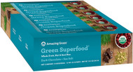 Amazing Grass Green Superfood Whole Fruit Nut & Seed Bar Organic  Dark Chocolate plus Sea Salt - 12 Bars