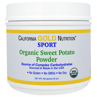 California Gold Nutrition, Organic Sweet Potato Powder, Complex Carbs, Gluten Free, 16 oz (454 g)