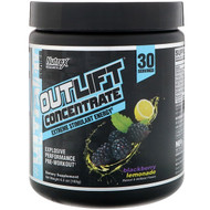 Nutrex Research, Outlift Concentrate, Explosive Performance Pre-Workout, Blackberry Lemonade, 6.5 oz (183 g)