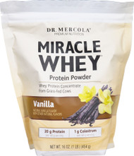 Dr. Mercola, Premium Nutrition, Miracle Whey, Protein Powder, Vanilla, 1 lb (454 g)