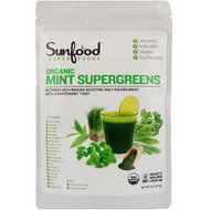Sunfood, Organic Mint Supergreens, 8 oz (227 g)