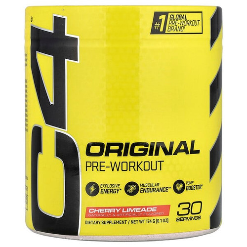 <img alt="C4 - Cellucor, C4 Original, Pre-Workout, Cherry Limeade, 6.1 oz (174 g)" title="C4 - Cellucor, C4 Original, Pre-Workout, Cherry Limeade, 6.1 oz (174 g),810390028382"