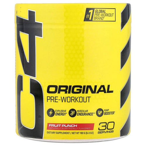 <img alt="C4 - Cellucor, C4 Original, Pre-Workout, Fruit Punch, 6.3 oz (180 g)" title="C4 - Cellucor, C4 Original, Pre-Workout, Fruit Punch, 6.3 oz (180 g),810390028399"