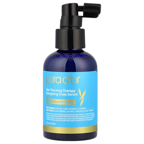 <img alt="Pura Dor, Hair Thinning Therapy Energizing Scalp Serum, 4 fl oz (120 ml)" title="Pura Dor, Hair Thinning Therapy Energizing Scalp Serum, 4 fl oz (120 ml),851615006204"
