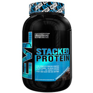 Evlution Nutrition Stacked Protein Powder Drink Mix Chocolate Decadense -- 2 lbs