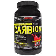 ALLMAX Nutrition, CARBion+, Maximum Strength Electrolyte + Hydration Energy Drink, Fruit Punch, 2.46 lbs. (1.12 k)